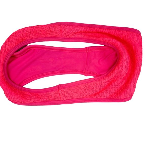 L*Space Whiplash Bikini Bottoms in Bright Pink V Dip High Cut - Size Small - Picture 3 of 4